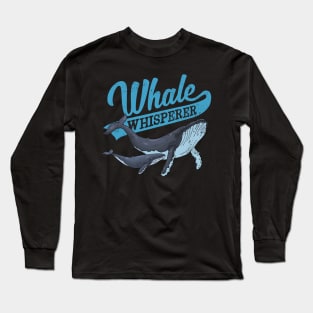 Funny Whale Watching Sea Mammal Long Sleeve T-Shirt